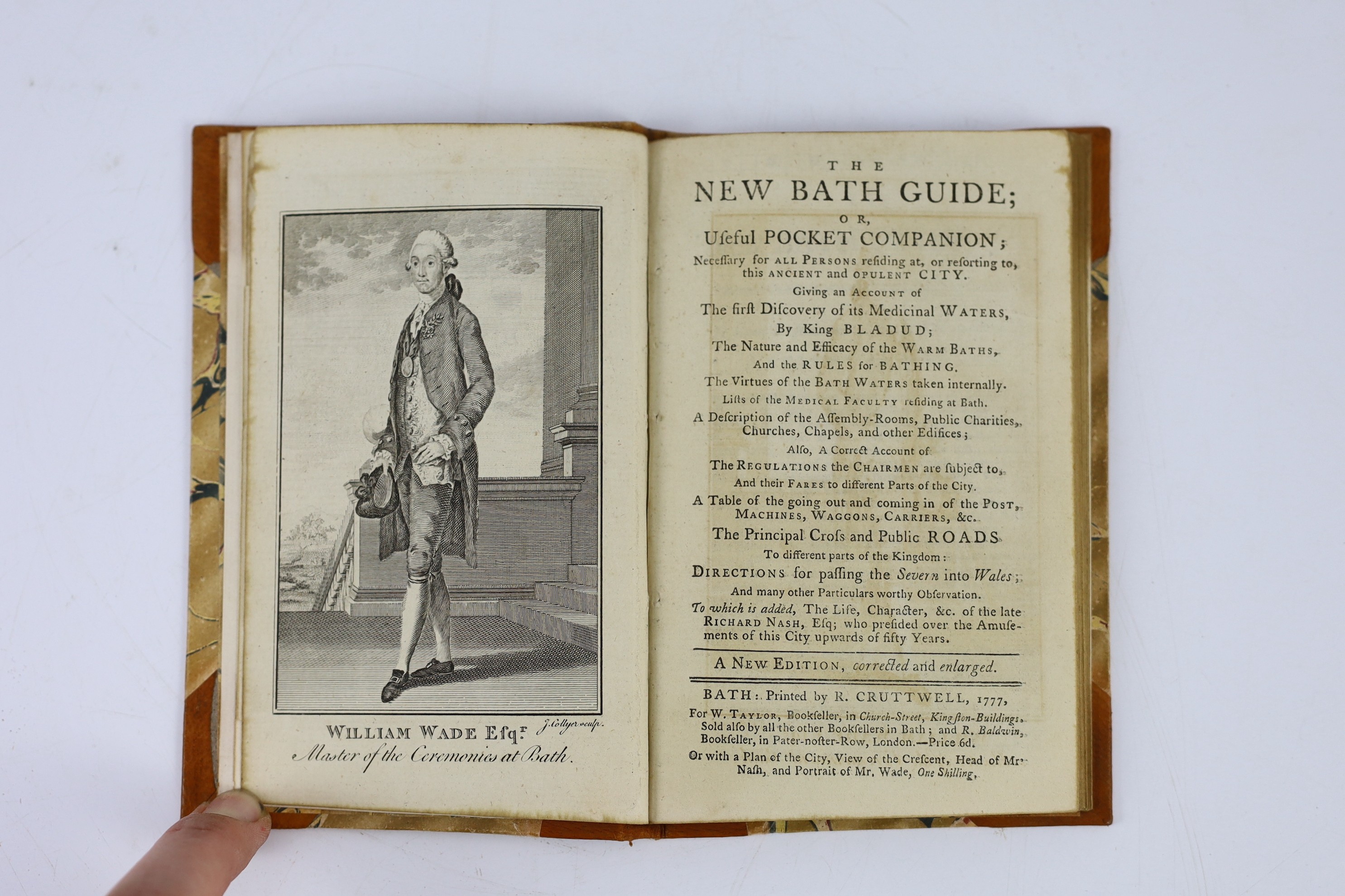SOMERSET, BATH: The Historical and Local New Bath Guide...with Observations on the Medicinal Virtues, and Directions for the Use of the Bath Waters, by Sir George Smith Gibbes.....2 folded plans, 13 plates and 35 decorat